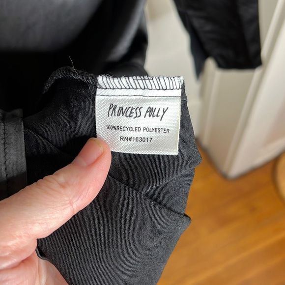 Princess Polly STAR POWER MINI DRESS BLACK Size 2 Nwot - Picture 6 of 9